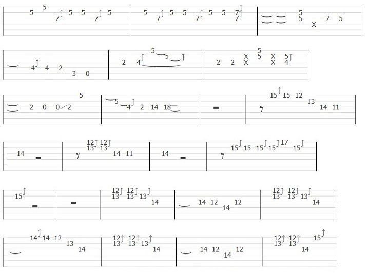ACDC - Highway to Hell (Solo Tab)