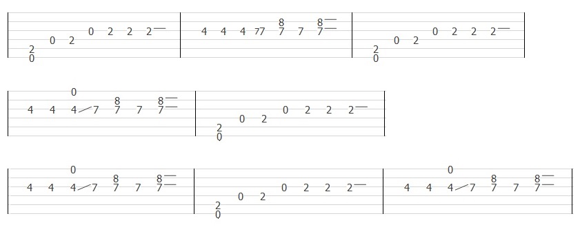 Nirvana - About a Girl (Solo Tab)