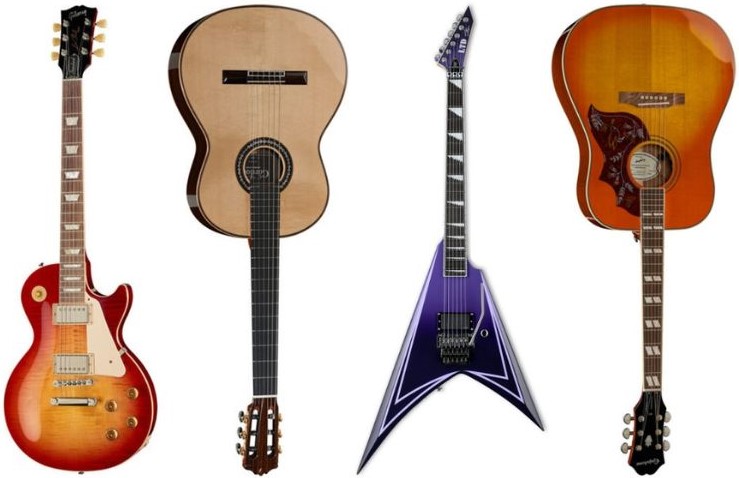 Mehr über den Artikel erfahren Gitarrenarten: Übersicht mit Bildern