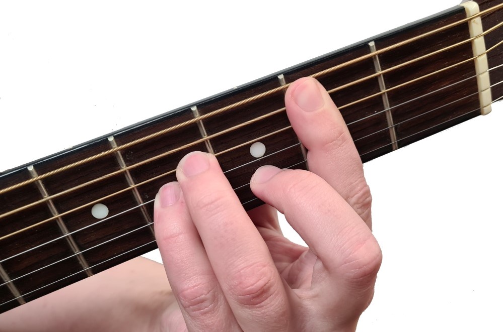 H-Moll-Akkord, Gitarre